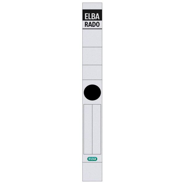 10 ELBA RADO Ordneretiketten 100420959 weiß 34 x 290mm