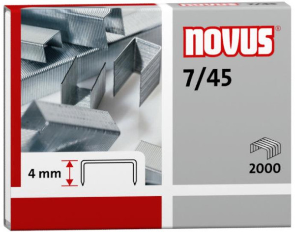2000 novus Heftklammern 7/45