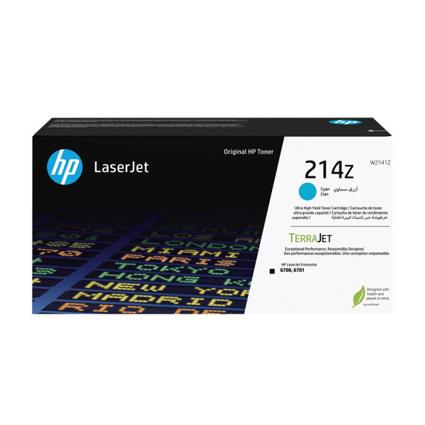 Original HP W2141Z Toner 214Z cyan