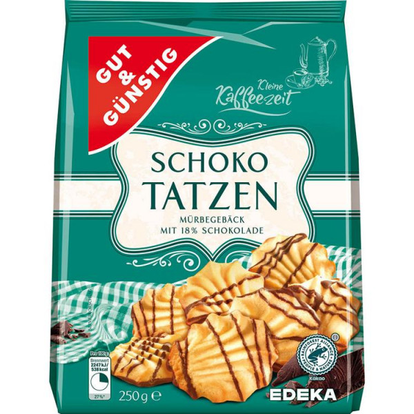 GUT & GÜNSTIG Schokotatzen 250 gr