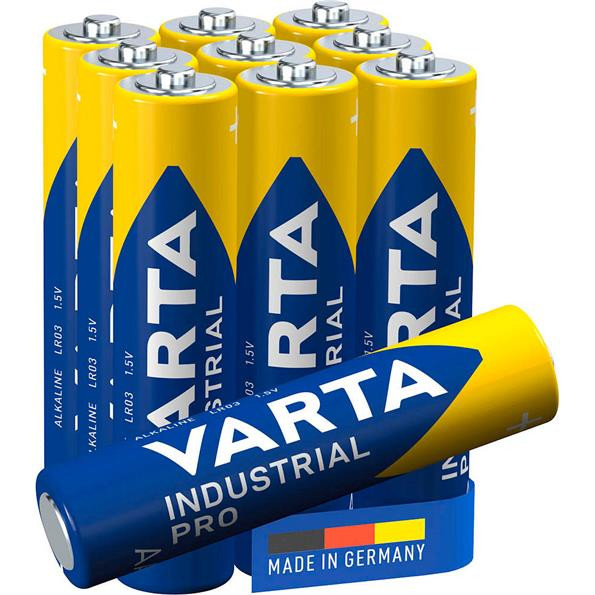 10 VARTA Batterien INDUSTRIAL PRO Micro AAA 1,5 V
