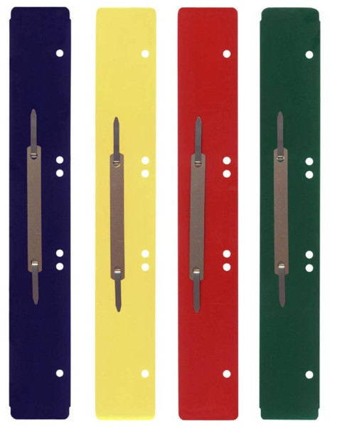 100 WEKRE Heftstreifen 45 x 310 mm Polypropylen (PP) / Metall farbsortiert