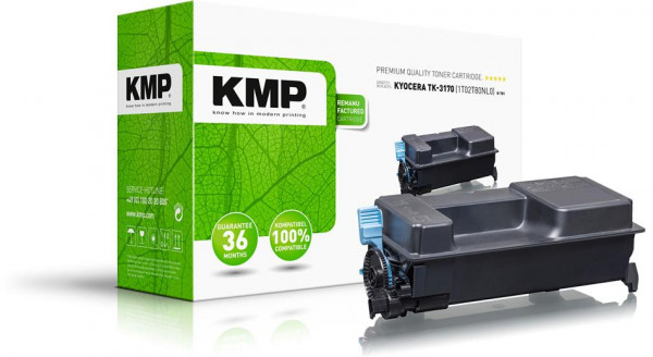KMP Toner K-T81 schwarz ersetzt Kyocera TK-3170