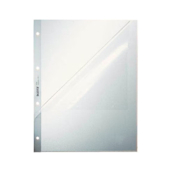 100 LEITZ Prospekthüllen 4784 DIN A4 transparent genarbt 0,13 mm