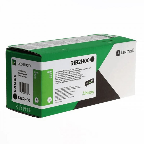 Original Lexmark 51B2H00 Toner 512H schwarz