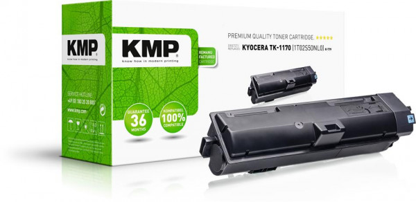 KMP Toner K-T79 schwarz ersetzt Kyocera TK-1170