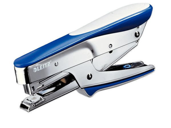 LEITZ Kleine Heftzange 5545 chrom/blau