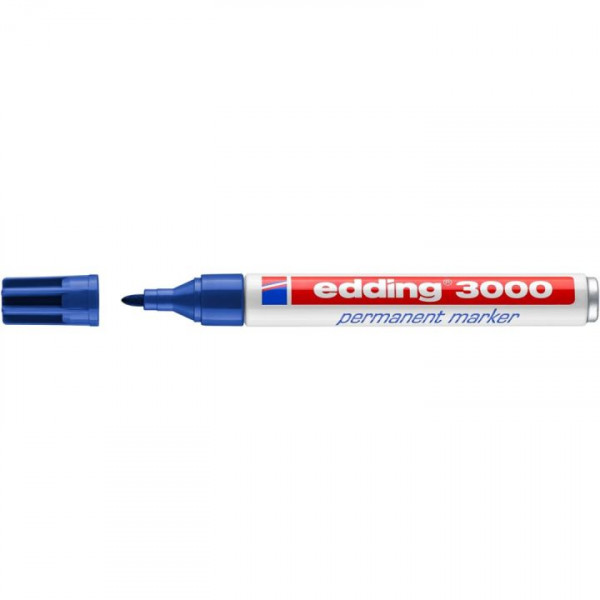 edding Permanentmarker 3000 blau 1,5 - 3 mm