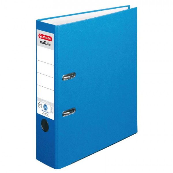 Ordner herlitz maX.file nature plus Karton 8 cm blau