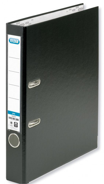 Ordner ELBA smart Pro, PP/Papier, A4, 5,0 cm, schwarz