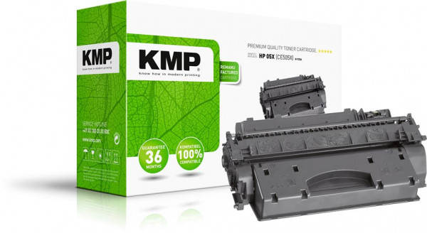 KMP Toner H-T236 schwarz ersetzt HP CE505X (05X)