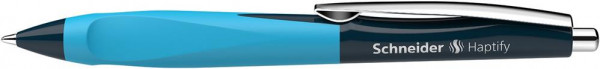 Schneider Kugelschreiber Haptify dunkelblau/cyan