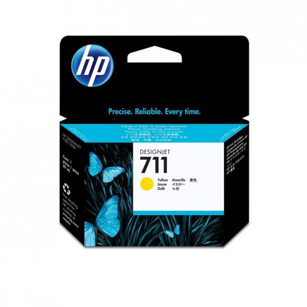 Original HP 711 Tinte CZ132A gelb 29ml