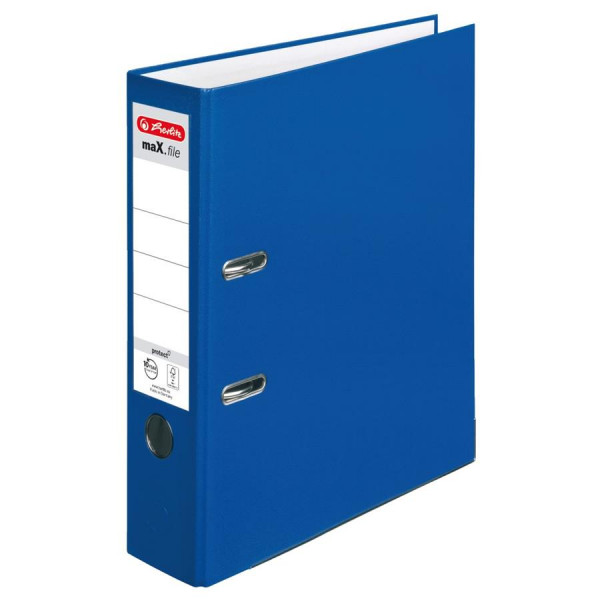 Ordner herlitz maX.file protect Papier/PP 8 cm blau