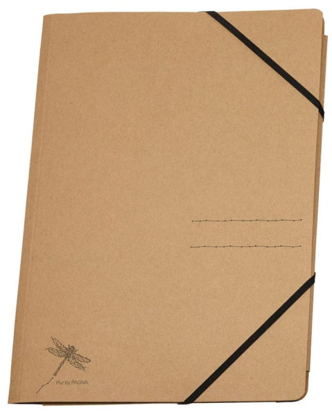PAGNA Eckspanner Pur 40067-11 DIN A4 Recycling-Karton beige