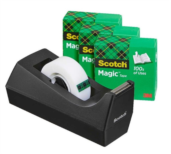 AKTION: 1x Scotch Tischabroller + 3x Scotch Magic™ Tape Klebefilm