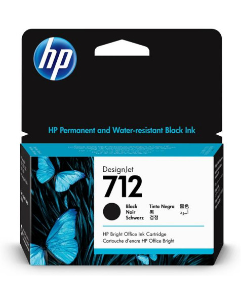 Original HP 712 Tinte 3ED70A schwarz 38ml