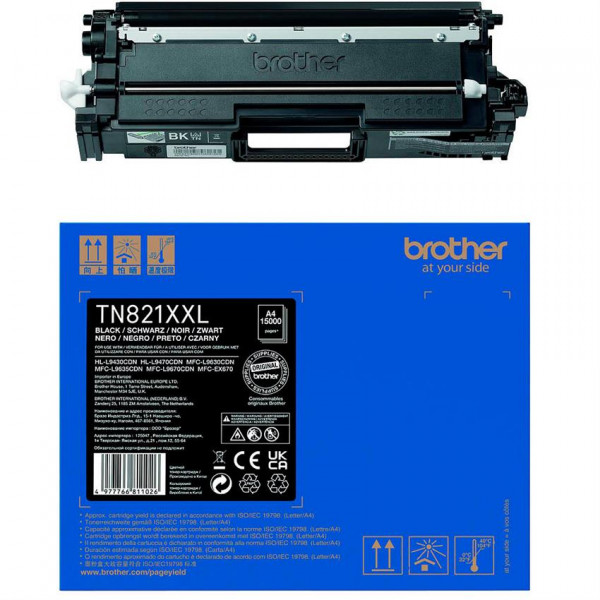 Original Brother TN-821XXLBK Toner schwarz