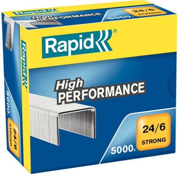 5000 Rapid Heftklammern 24/6 Strong 24859900 verzinkt