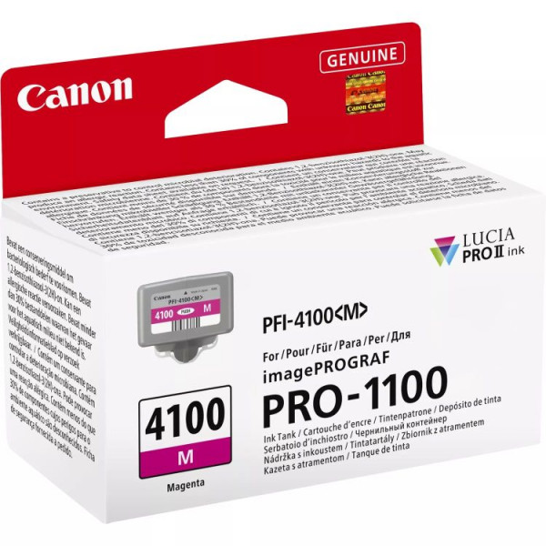 Original Canon PFI-4100M Tinte 6779C001 magenta 80ml