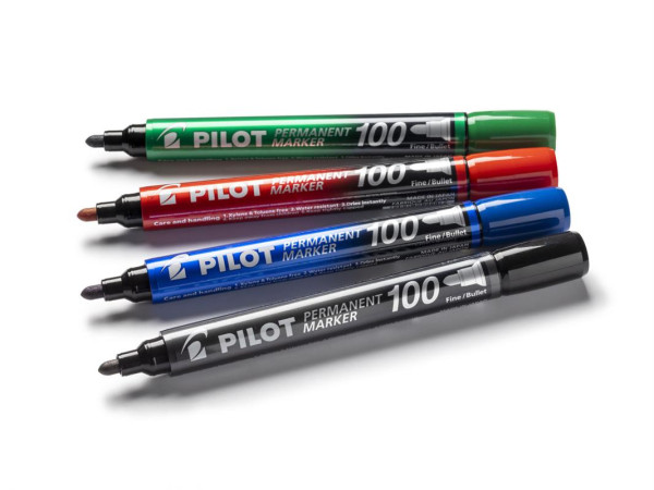 PILOT Permanentmarker 100 Rundspitze 1 mm