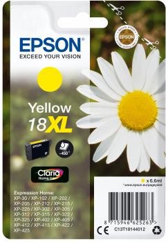 Original Epson C13T18144012 Tinte 18XL yellow