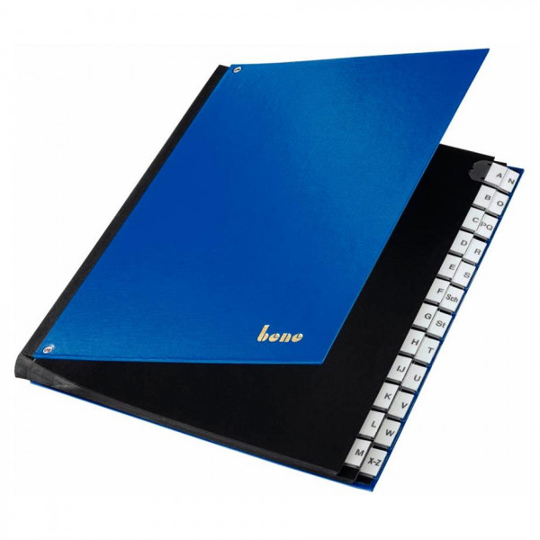 bene Pultordner 75116 A-Z DIN A4 blau