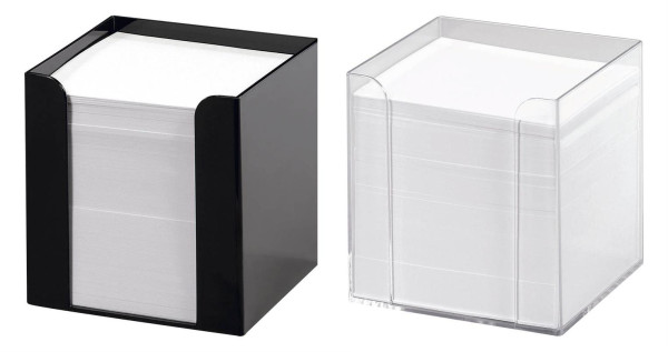 folia® Zettelbox 9,5 x 9,5 x 9,5 cm inkl. 700 Notizzettel