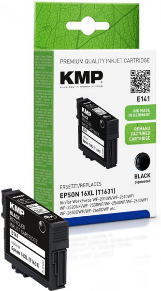 KMP Tinte E141 schwarz ersetzt Epson 16XL (T1631)