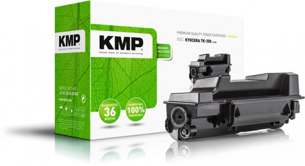 KMP Toner K-T22 schwarz ersetzt Kyocera TK-350