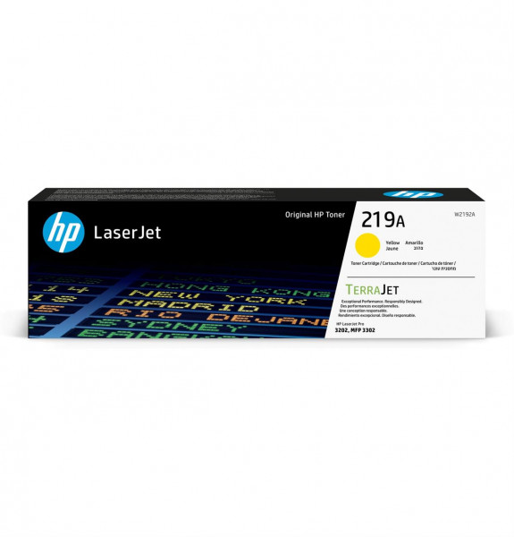 Original HP W2192A Toner 219A gelb