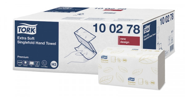 TORK Papierhandtücher H3 Premium Extra Soft 2-lagig weiß