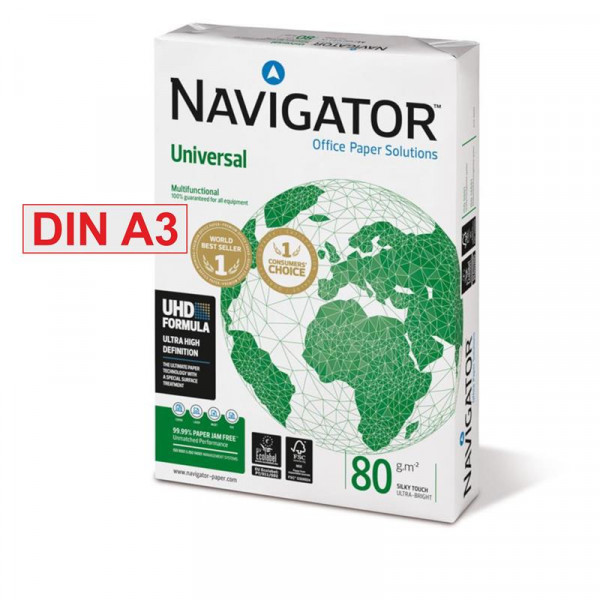 Kopierpapier Navigator Universal A3 weiß 80g