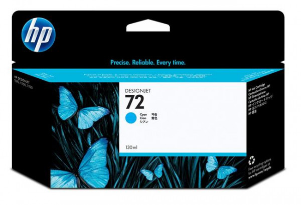 Original HP 72 Tinte C9371A cyan, 130ml