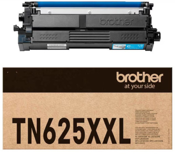 Original Brother TN625XXLC Toner cyan