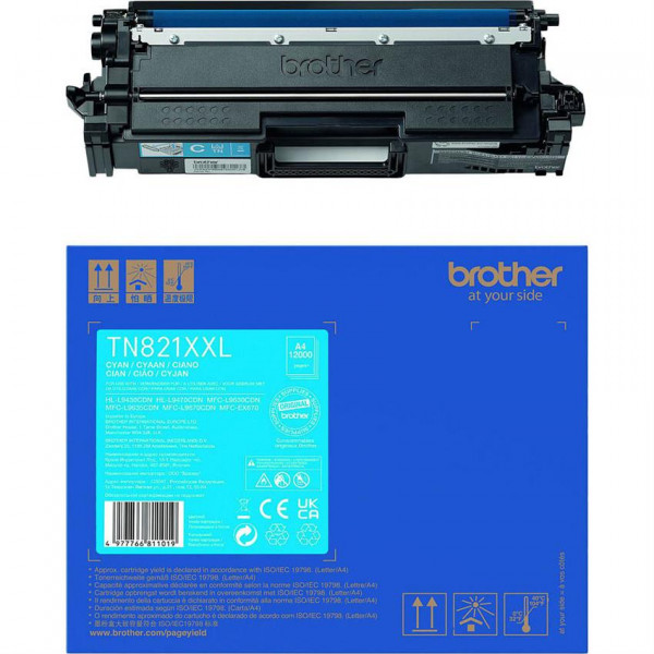 Original Brother TN-821XXLC Toner cyan