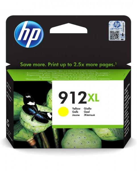 Original HP 912XL Tinte 3YL83AE gelb, 9,9ml