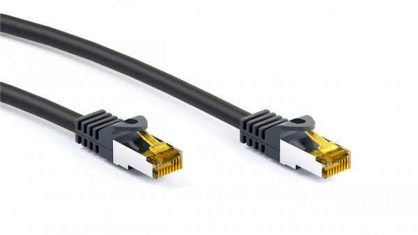 goobay Netzwerkkabel RJ-45 schwarz 3 m