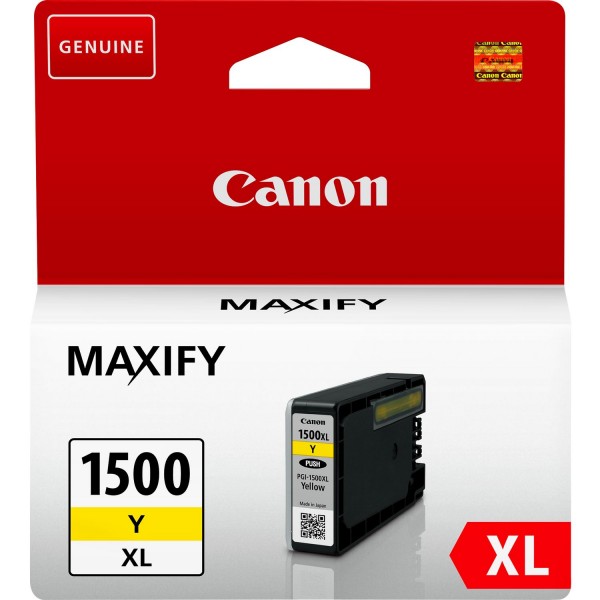 Original Canon PGI-1500XL Tinte 9195B001 gelb