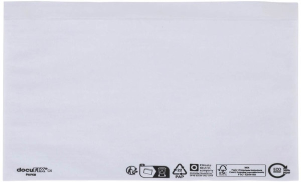 1000 docuFIX® PAPER Lieferschein- & Rechnungstaschen DIN C5