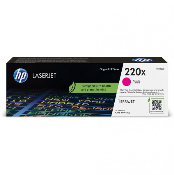 Original HP W2203X Toner 220X magenta