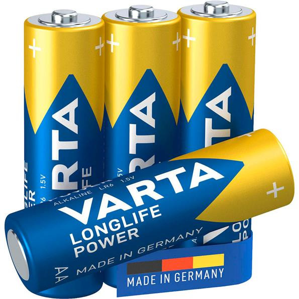 4 VARTA Batterien LONGLIFE POWER Mignon AA 1,5 V