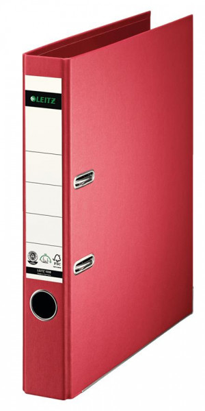 LEITZ Ordner 1008-00-25 Karton 52 mm rot