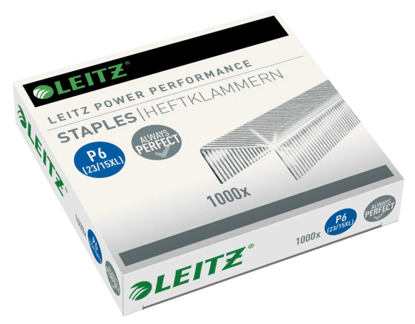 1000 LEITZ Heftklammern 5579, P6 [23/15XL]