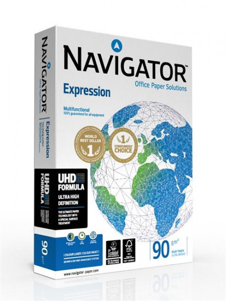 Kopierpapier Navigator Expression A4, 90g, weiß