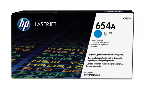 Original HP CF331A Toner 654A cyan