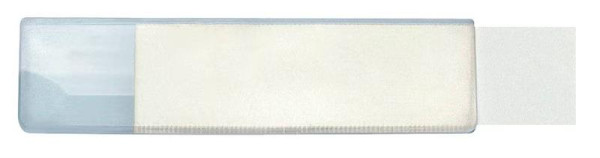 10 LEITZ® Beschriftungsschilder 6005 mit Clip transparent