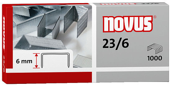 1000 novus Heftklammern 23/6