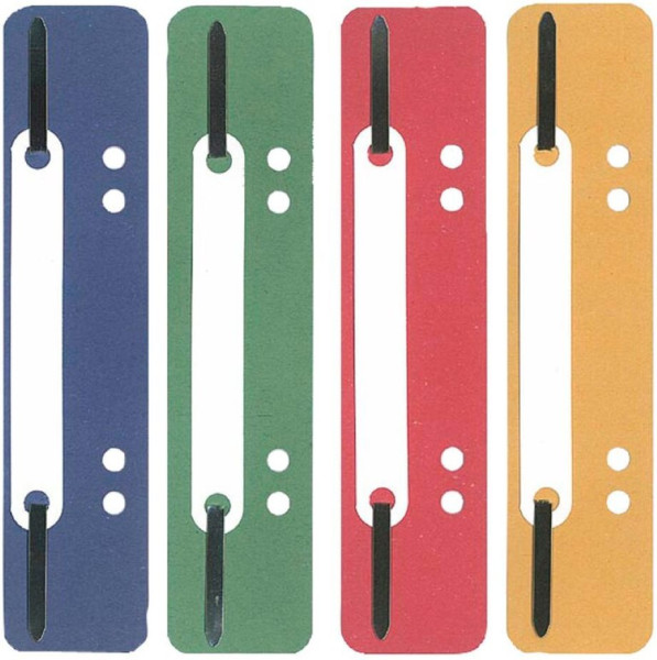 100 WEKRE Heftstreifen Recycling-Karton farbsortiert