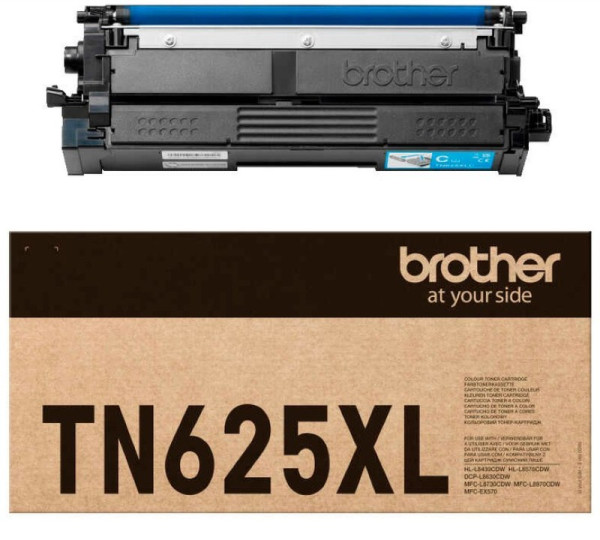 Original Brother TN625XLC Toner cyan